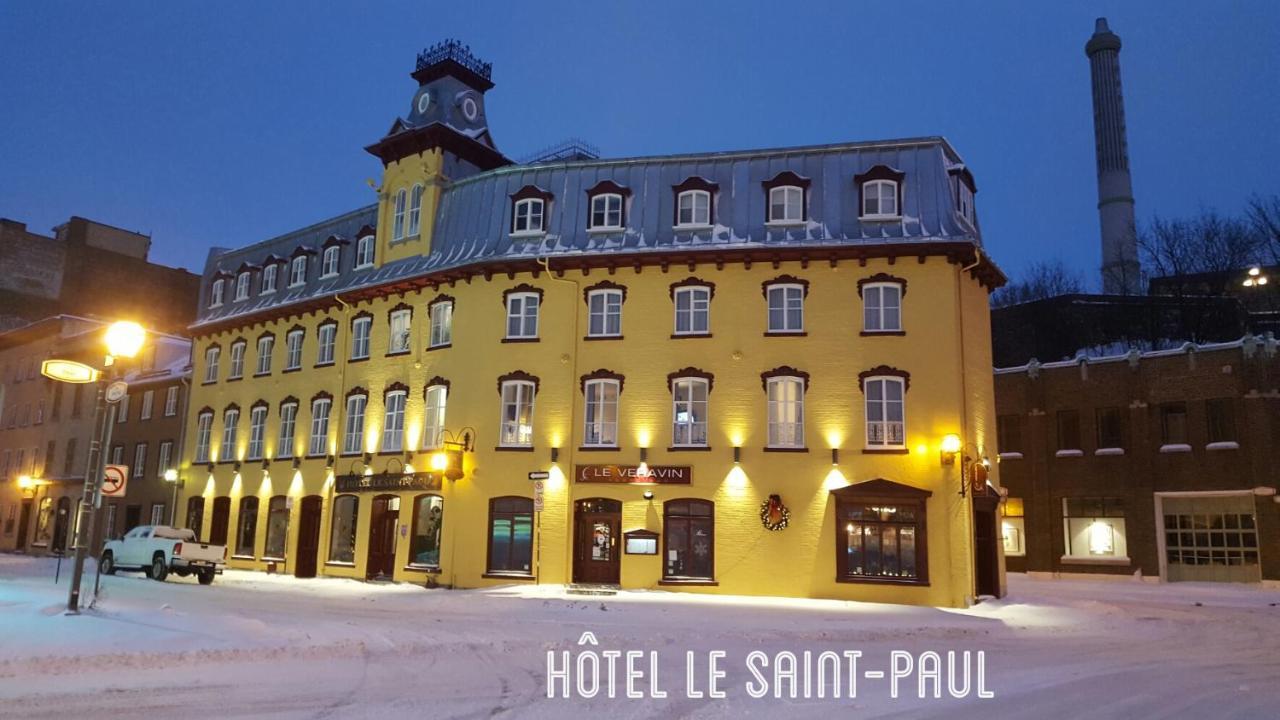 Hotel Le Saint-Paul Québec Exterior foto
