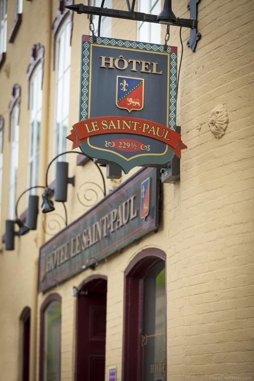 Hotel Le Saint-Paul Québec Exterior foto